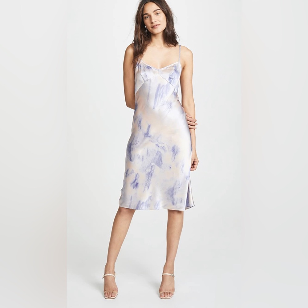 LIKE NEW only hearts silk slip dress